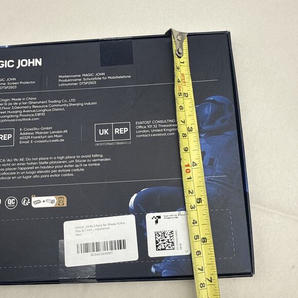 2 Pack for Iphone 15 Pro Max 6.7 Inch Tempered Glass Screen Protector *READ DE.. - Picture 14 of 16